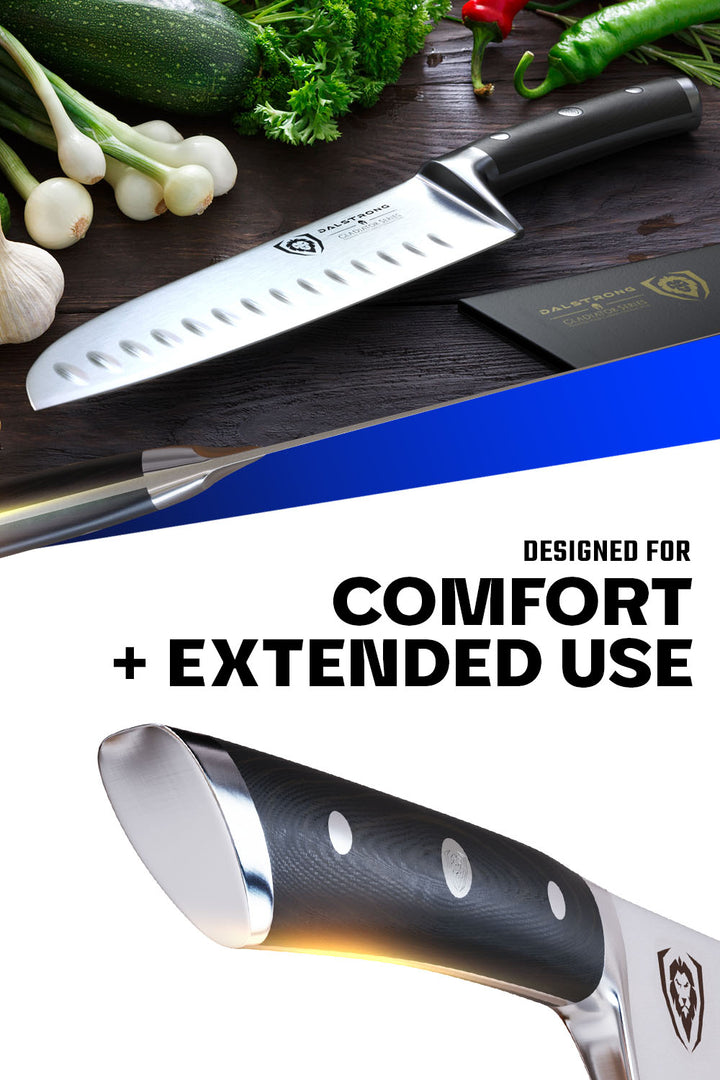 Santoku Knife 7" | Gladiator Series | NSF Certified | Dalstrong ©