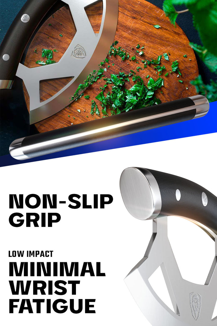 Ulu Rocking Knife 7" | Gladiator Series | NSF Certified | Dalstrong ©