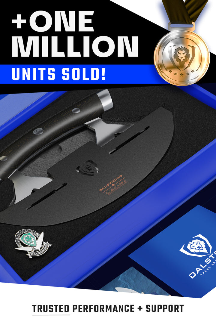 Ulu Rocking Knife 7" | Gladiator Series | NSF Certified | Dalstrong ©