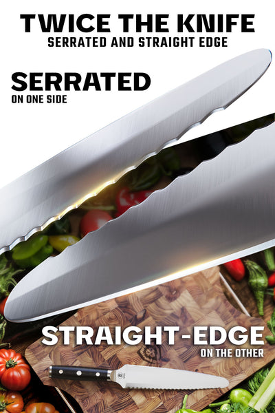 Dual-Sided Chef's Knife 8" | Gemini Twin Blade | Gladiator Series | Dalstrong ©