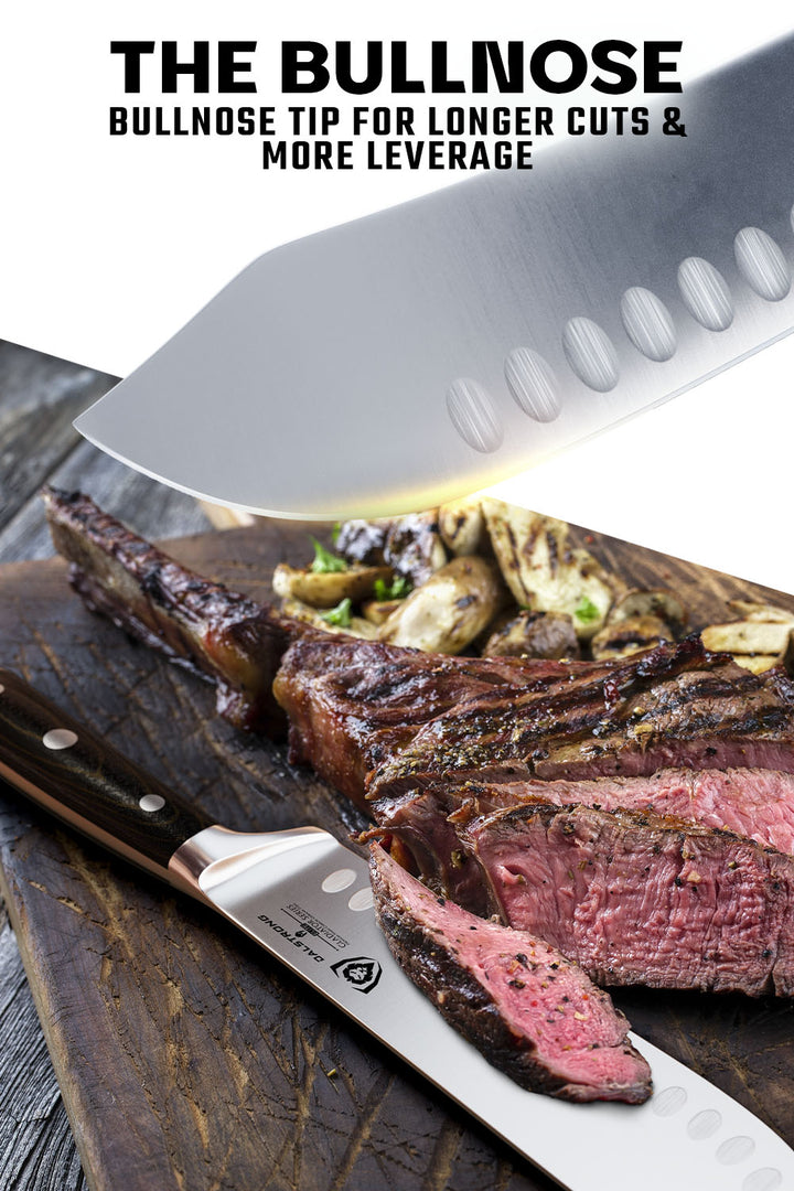 Bull Nose Butcher & Breaking Knife 8" | Gladiator Series | NSF Certified | Dalstrong ©