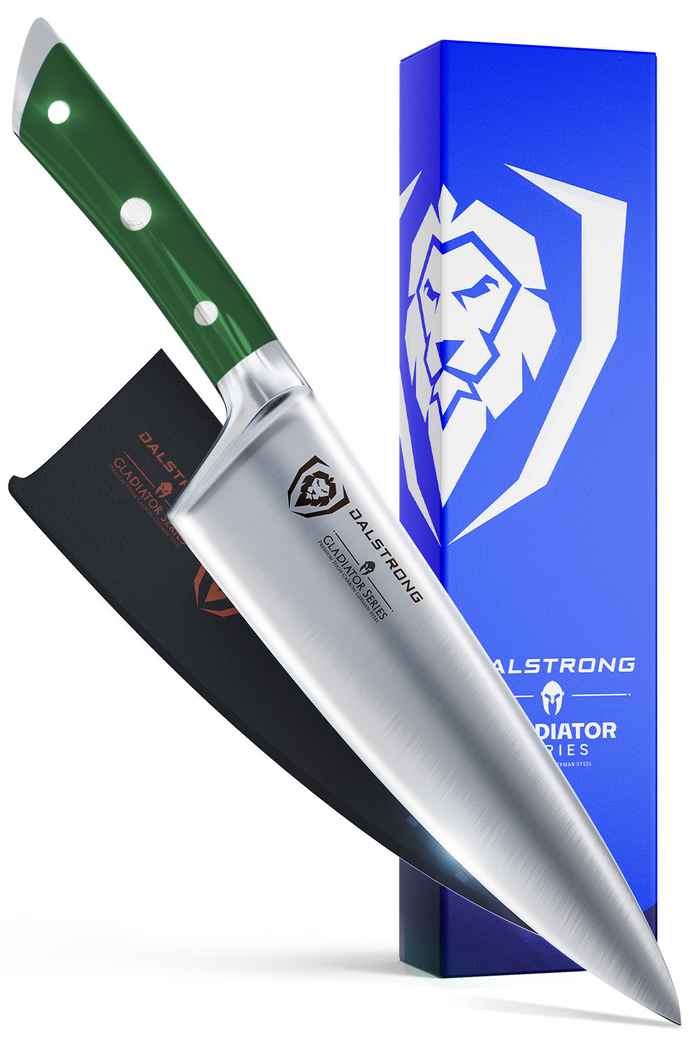 Chef's Knife 8" | Army Green Handle | Gladiator Series | NSF Certified | Dalstrong ©