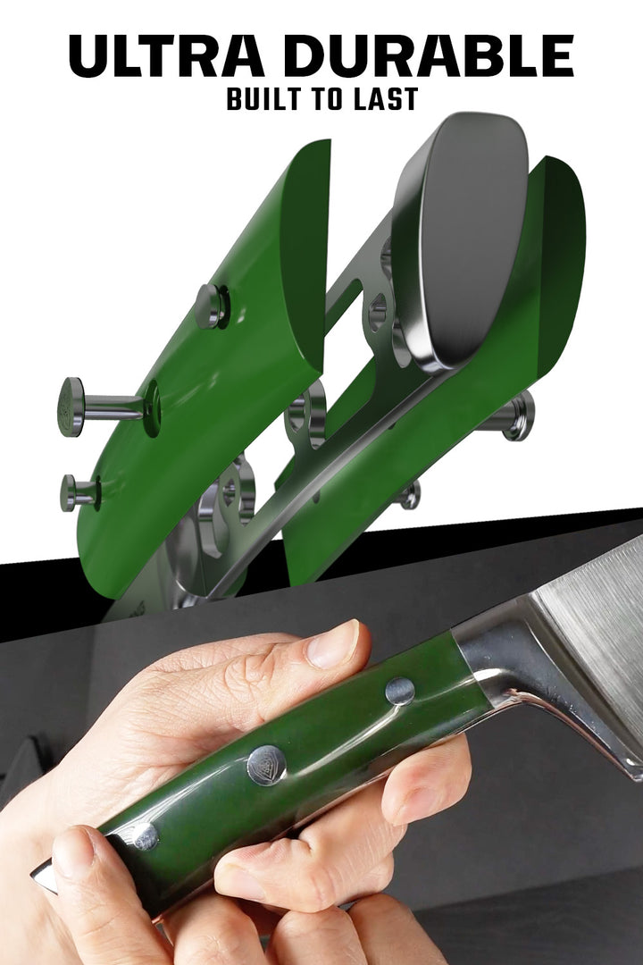 Chef's Knife 8" | Army Green Handle | Gladiator Series | NSF Certified | Dalstrong ©