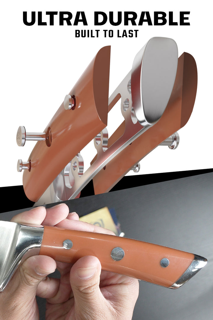 Chef Knife 8" | Orange ABS Handle | Gladiator Series | NSF Certified | Dalstrong ©