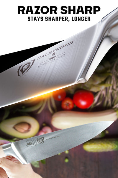 Chef Knife 8" | Himalayan Handle | Gladiator Series | NSF Certified | Dalstrong ©