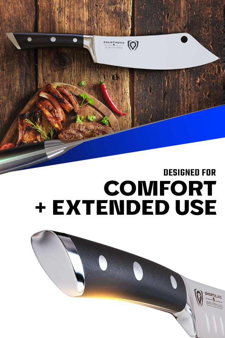 Cleaver Hybrid & Chef's Knife 8" | Crixus | Gladiator Series | Dalstrong ©