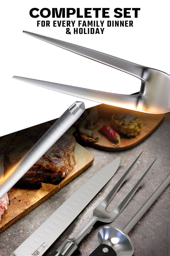 Carving Knife & Fork Set 9" | Gladiator Series | NSF Certified | Dalstrong ©