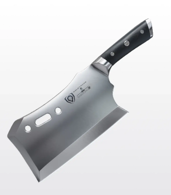 Meat Prep Bundle | 9" Obliterator Meat Cleaver with Stand + 8" Chef & Cleaver Hybrid Crixus Knife