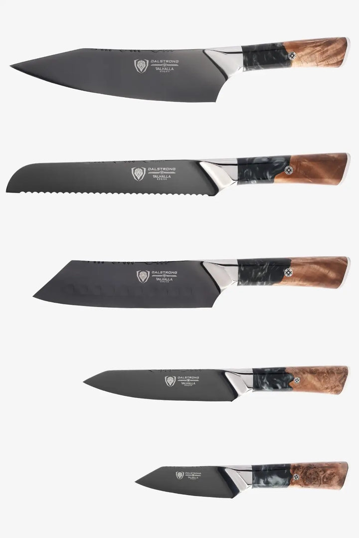 Knife Block Set | 5-Piece | Valhalla Series | Ravenstone Edition | Dalstrong ©