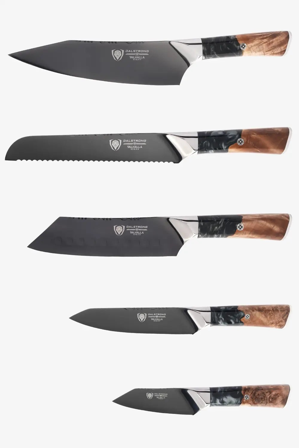 Knife Block Set | 5-Piece | Valhalla Series | Ravenstone Edition | Dalstrong ©