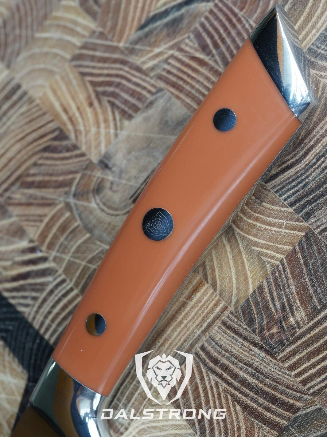 Chef Knife 8" | Orange ABS Handle | Gladiator Series | NSF Certified | Dalstrong ©