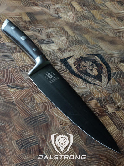 Chef Knife 8" | Faux Wood ABS Handle | Gladiator Series | NSF Certified | Dalstrong ©