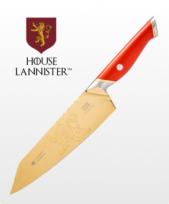 Chef Knife 8" | Game of Thrones™ Edition | House Lannister™ | Dalstrong ©