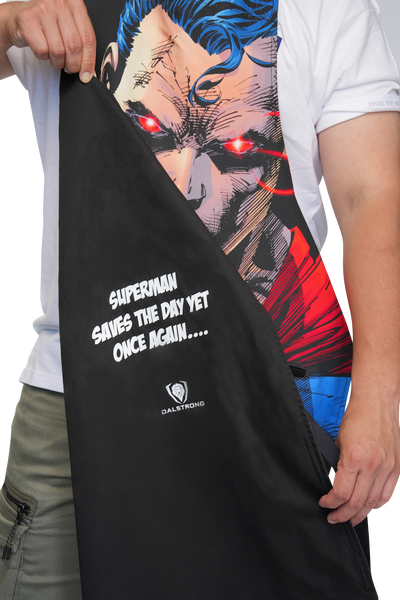 Chef's Apron | Superman™ Edition | Heat Vision | 100% Breathable Cotton | Dalstrong ©