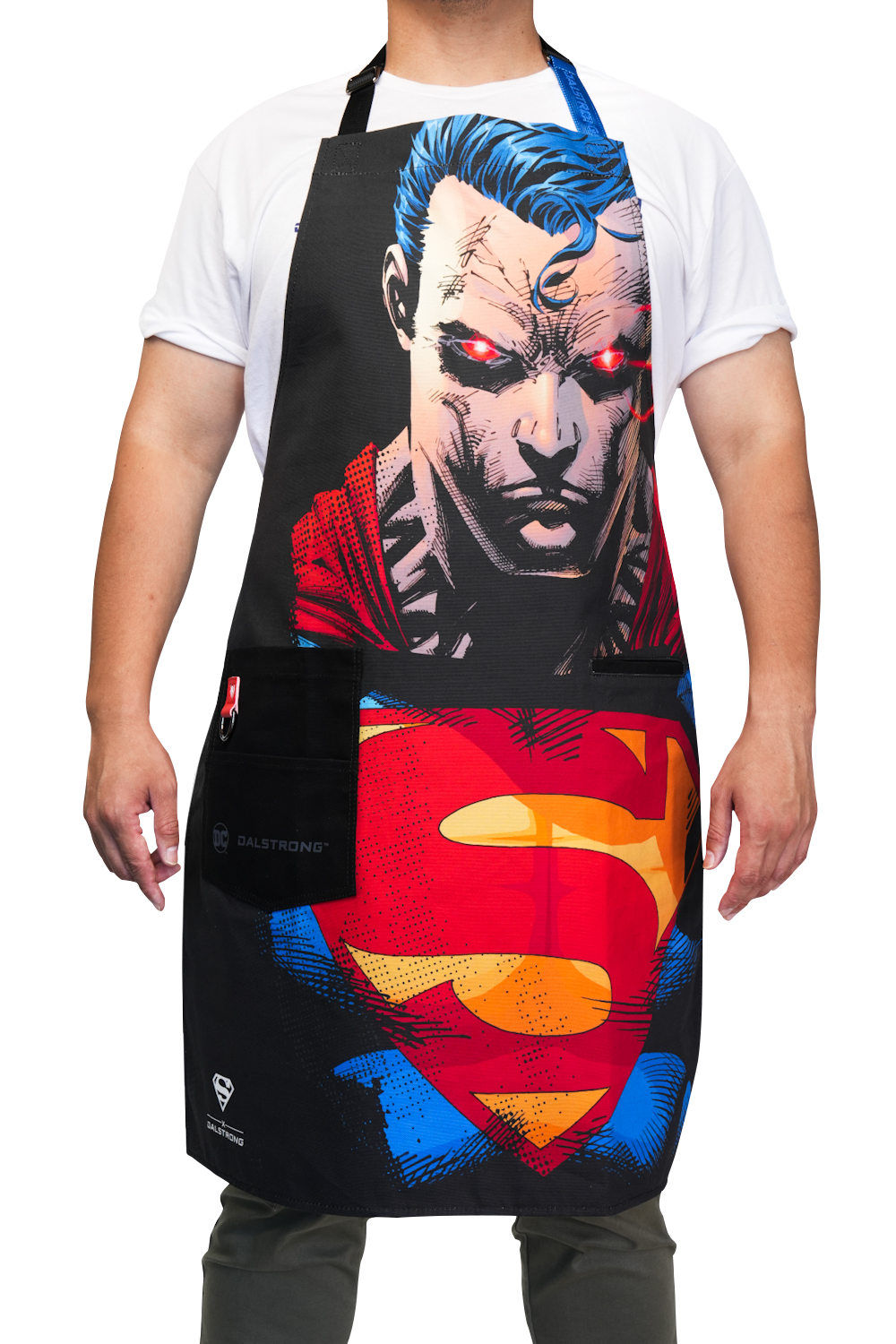 Chef's Apron | Superman™ Edition | Heat Vision | 100% Breathable Cotton | Dalstrong ©