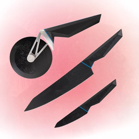 BATMAN™ EDITION 2 PIECE KNIFE SET + PIZZA WHEEL