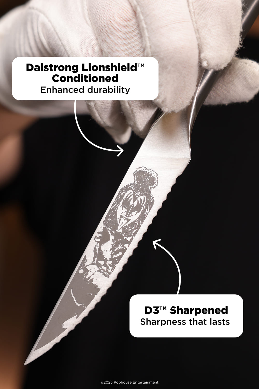 4 Piece Steak Knife Set | KISS™ x Dalstrong Collection | Dalstrong ©