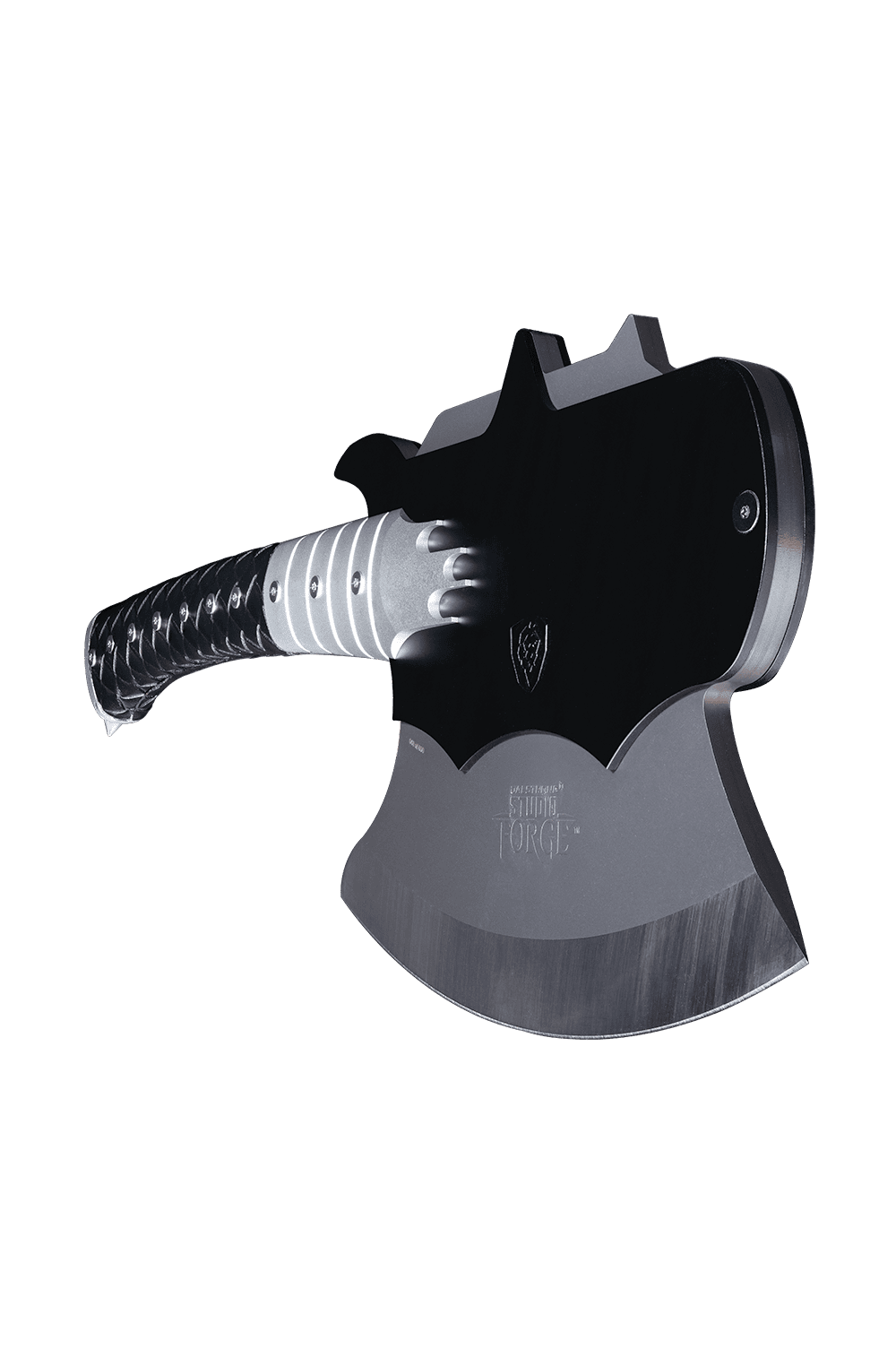 KISS™ x StudioForge™ | Gene Simmons’ HELLFIRE DEMON AXE | 7.5” Collector’s Meat Axe & Display Stand