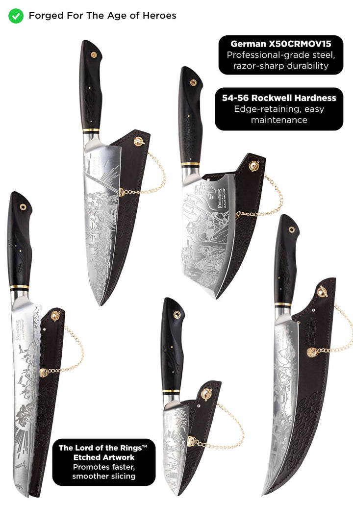 5-Piece Knife Set | The Lord of the Rings™ Edition | Dalstrong ©