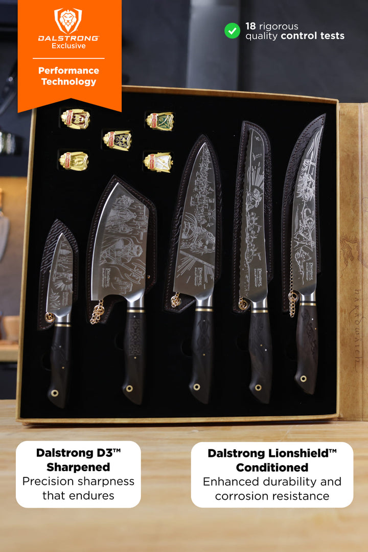 5-Piece Knife Set | The Lord of the Rings™ Edition | Dalstrong ©