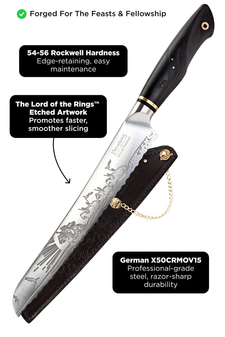 Bread Knife 9" | Lord of the Rings™ Edition | Dalstrong ©