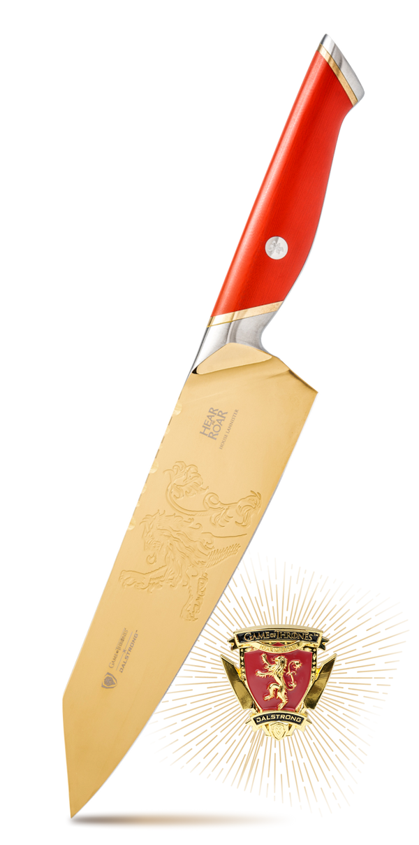 Chef Knife 8" | Game of Thrones™ Edition | House Lannister™ | Dalstrong ©