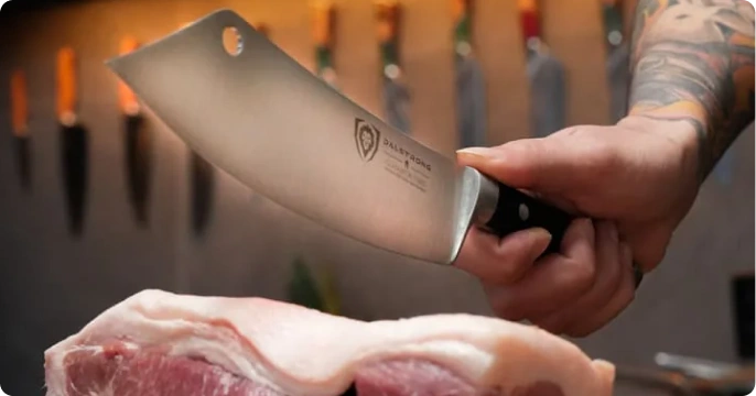 Crixus 8" Chef & Cleaver Hybrid