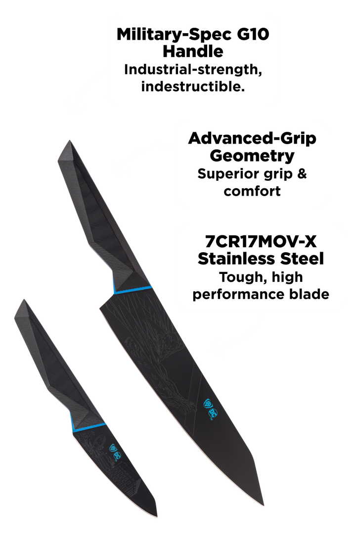 The Batman™ Bundle |  8" Chef Knife + 4" Paring Knife + 7" Ulu Knife