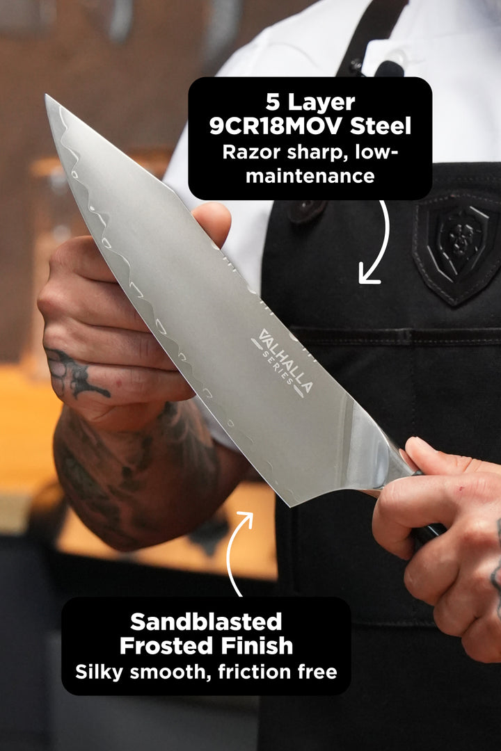 Valhalla Bundle | 8" Chef + 4" Paring + 7" Santoku