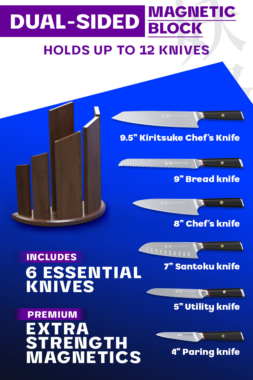 6 Piece Knife Set | Dragon Spire | Phantom Series | Dalstrong ©
