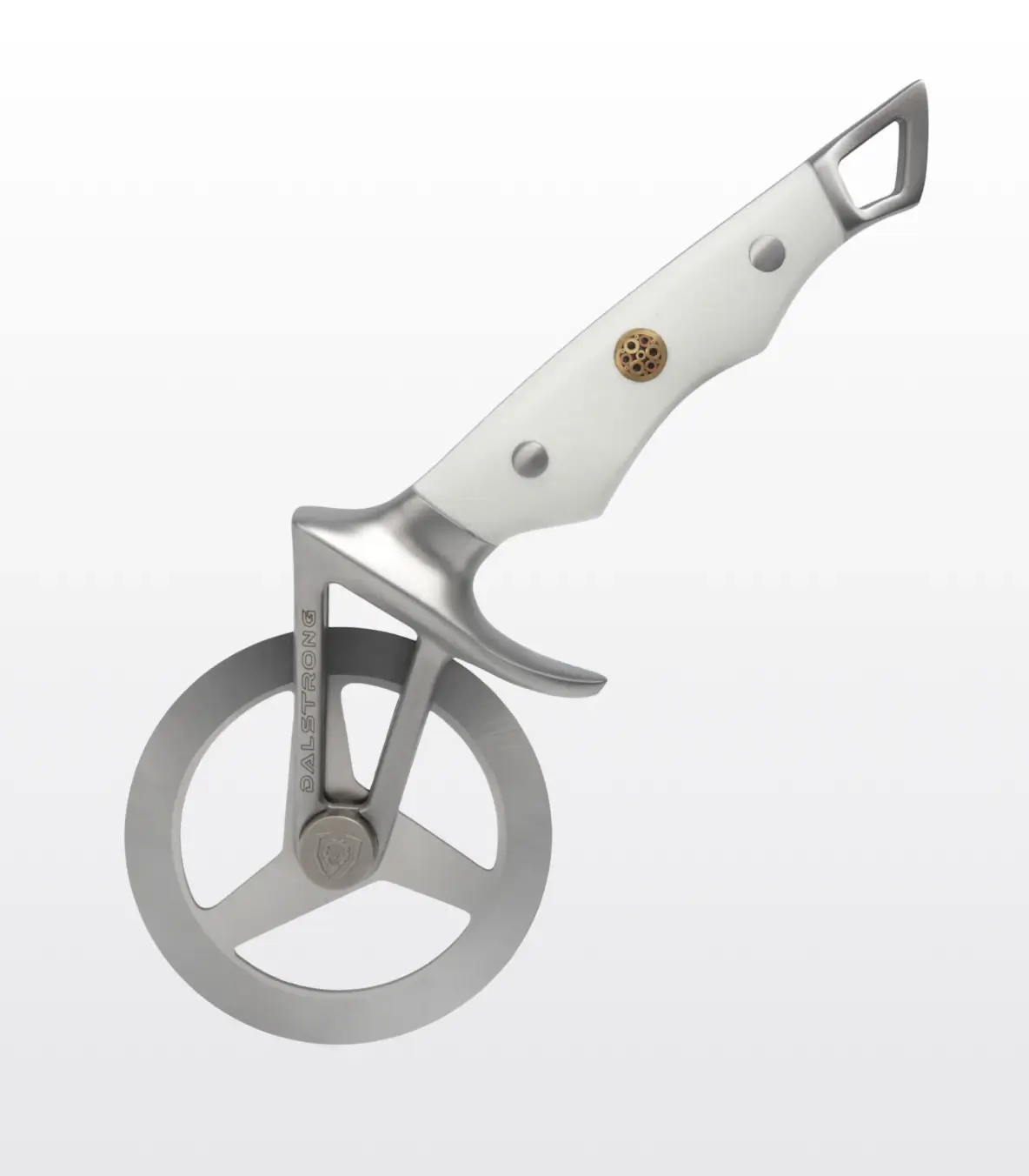 Pizza Wheel & Cutter | White Handle | Dalstrong ©