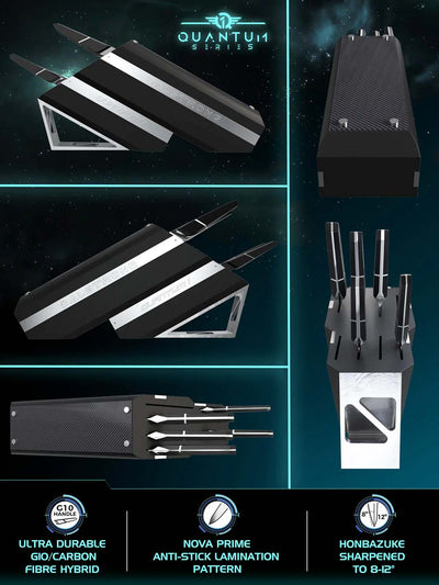 5 Piece Knife Block Set | Quantum 1 Series | Dalstrong ©