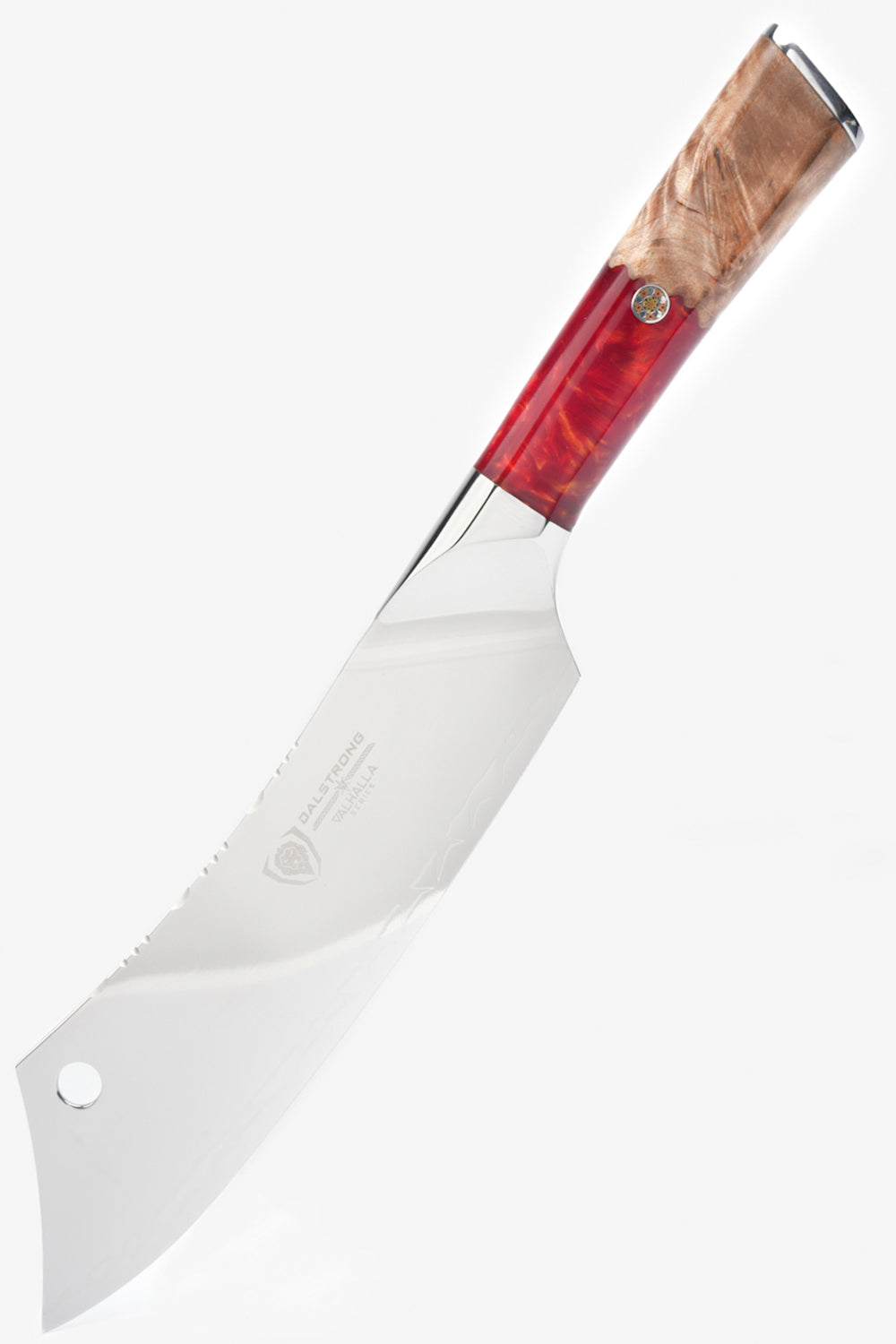 Chef & Cleaver Crixus Knife 8" | Red Handle | Valhalla Series | Dalstrong ©