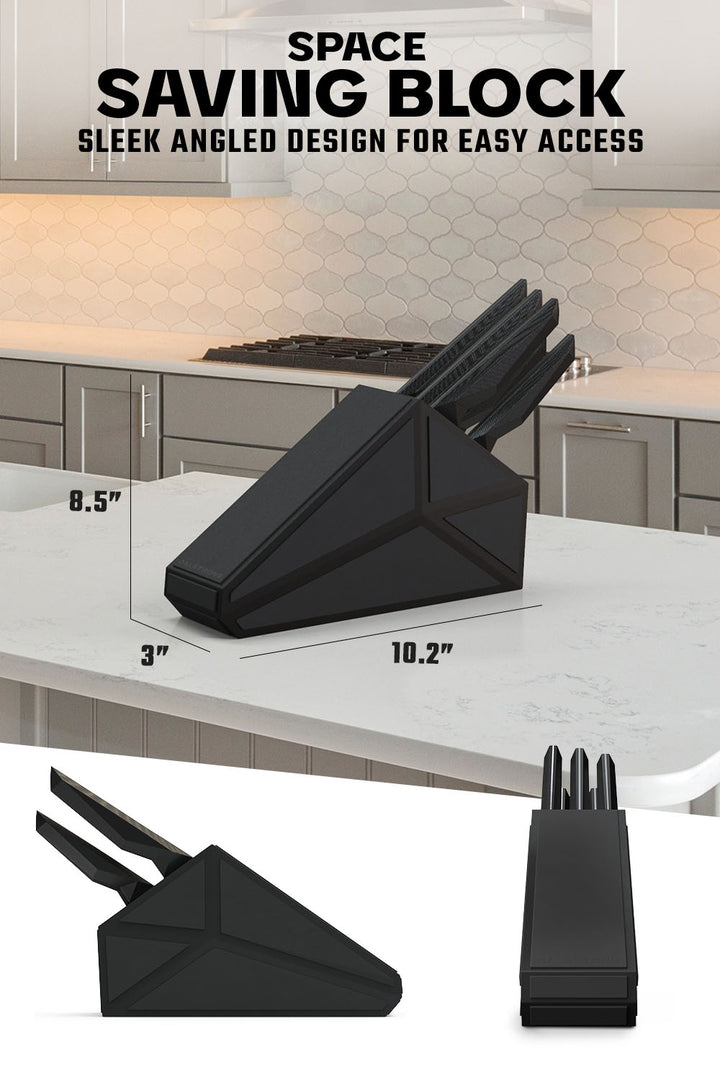 5 Piece Block Set | NSF Certified | Shadow Black Series | Dalstrong ©