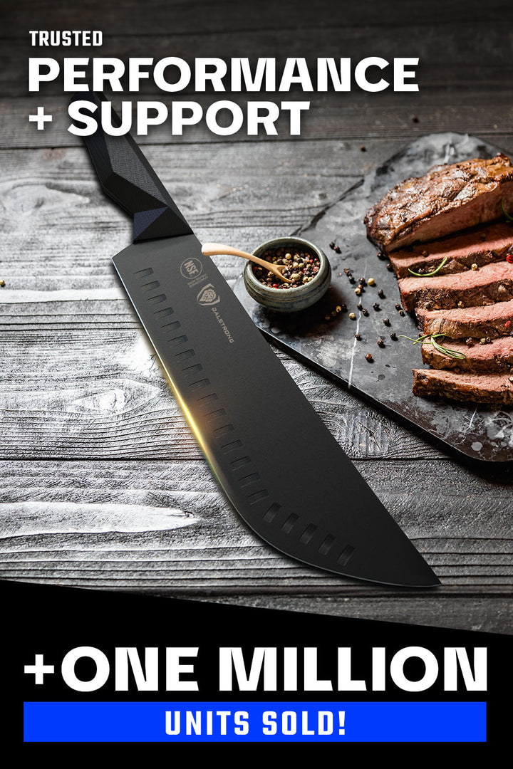 Bull Nose Butcher Knife 10" | Shadow Black Series | NSF Certified | Dalstrong ©