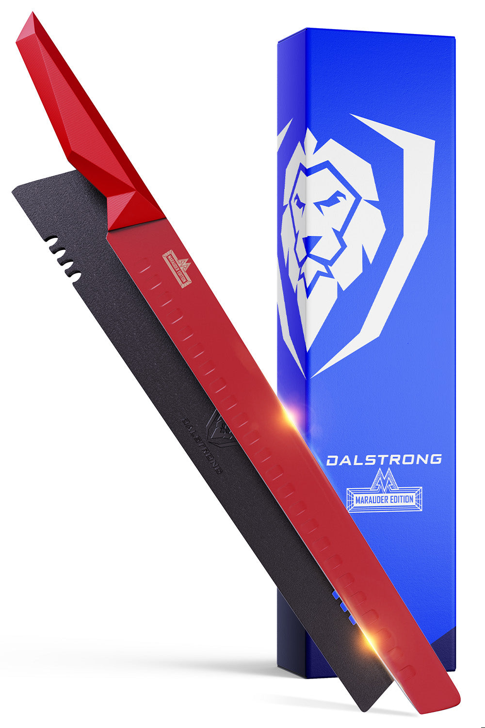 Slicing & Carving Knife 12" | Shadow Black Series | RED Edition | Dalstrong ©