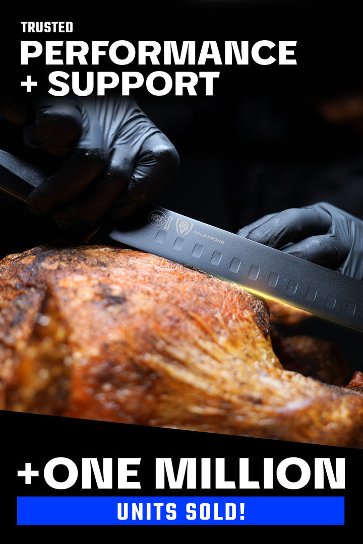 Slicing & Carving Knife 14" | Shadow Black Series | NSF Certified | Dalstrong ©