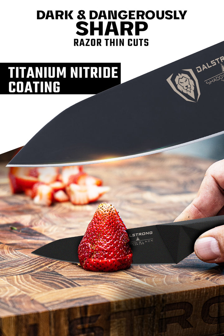 Paring Knife 3.75" | Shadow Black Series | NSF Certified | Dalstrong ©