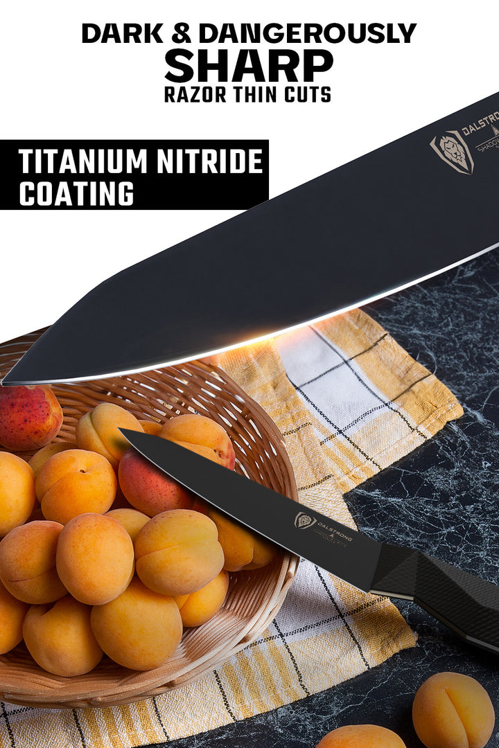 Utility Knife 5.5" | Shadow Black Series | NSF Certified | Dalstrong ©