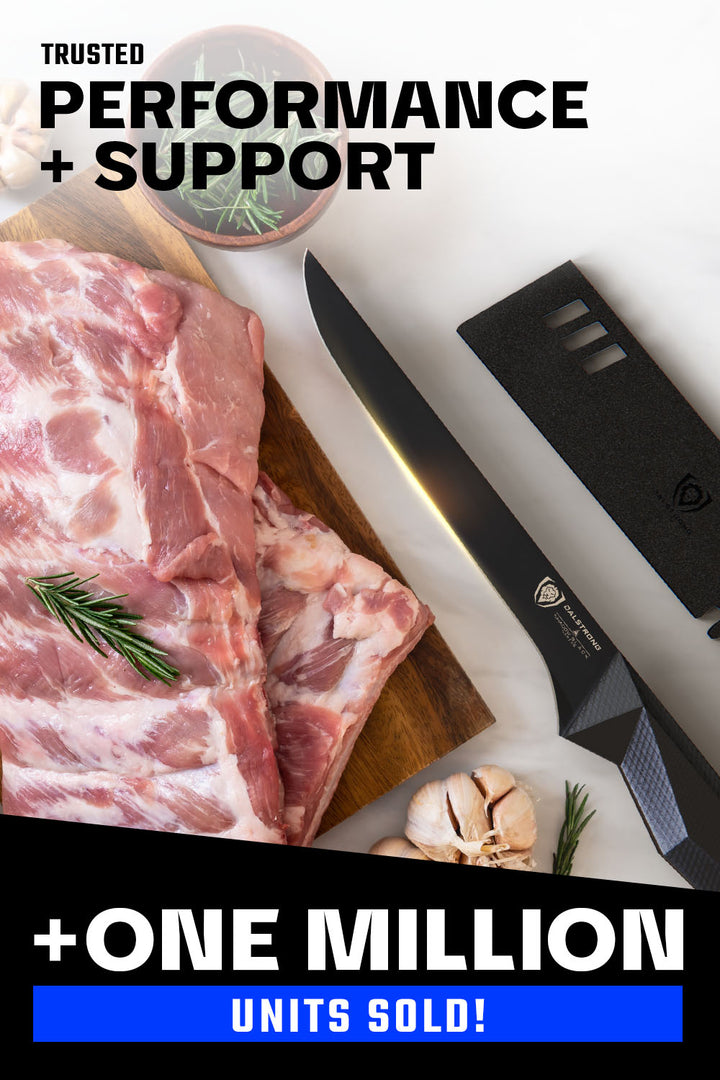 Straight Boning Knife 6" | Shadow Black Series | NSF Certified | Dalstrong ©