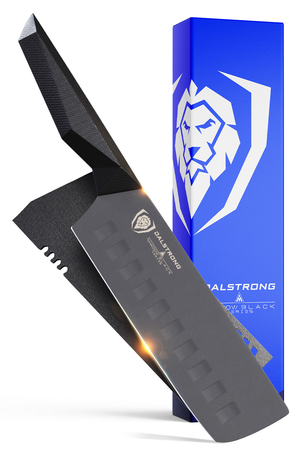 Nakiri Vegetable Knife 7" | Shadow Black Series | NSF Certified | Dalstrong ©