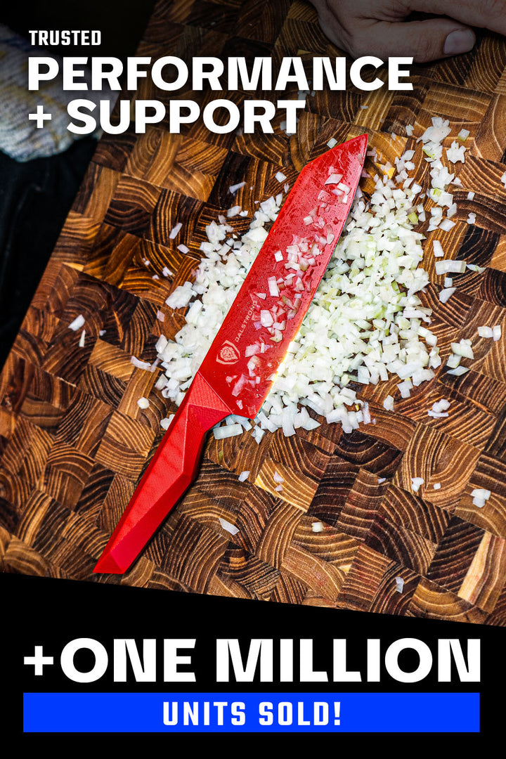 Santoku Knife 7" | Shadow Black Series | RED Edition | Dalstrong ©