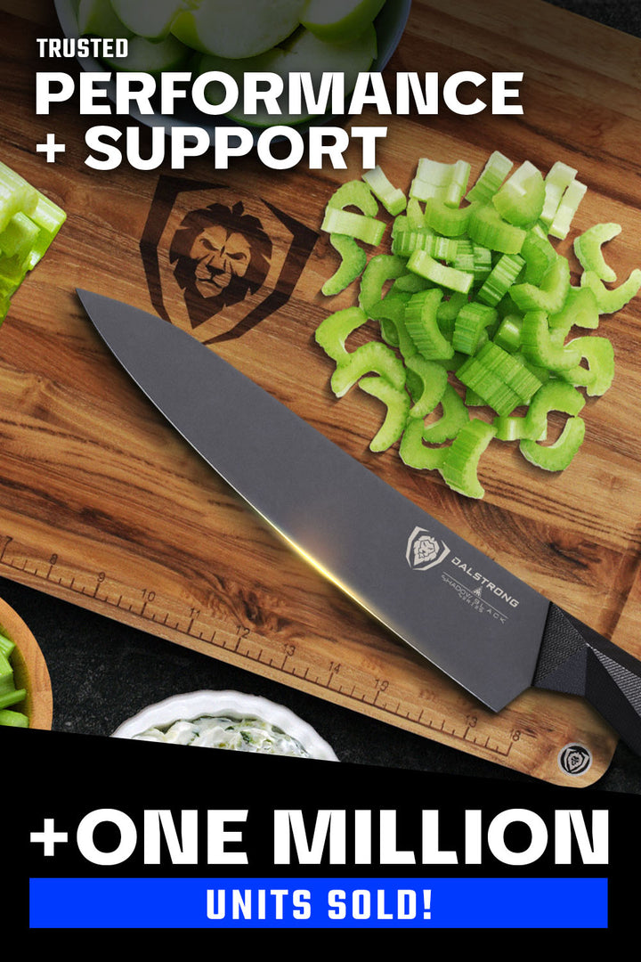 Chef's Knife 8" | Shadow Black Series | NSF Certified | Dalstrong ©
