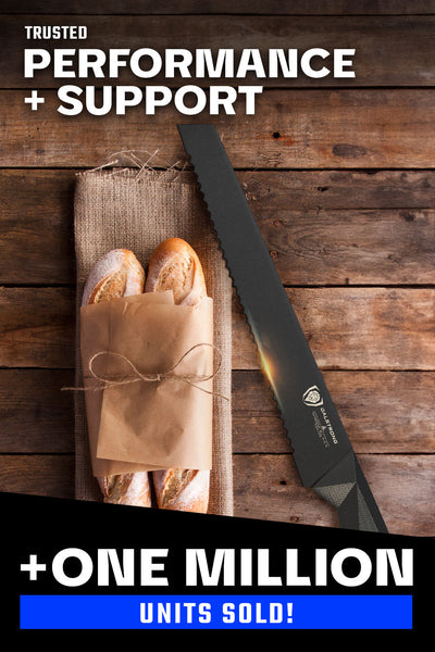 Bread Knife 9" | Shadow Black Series | NSF Certified | Dalstrong ©