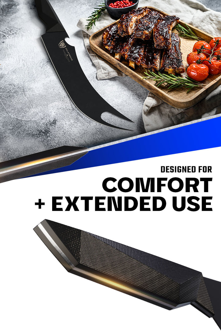 BBQ Pitmaster Knife 9" | Shadow Black Series | NSF Certified | Dalstrong ©