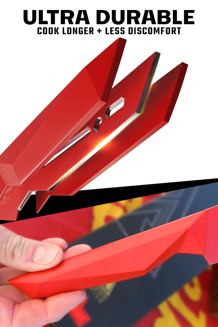 BBQ Pitmaster & Meat Knife 9" | Shadow Black Series | RED Edition | Dalstrong ©