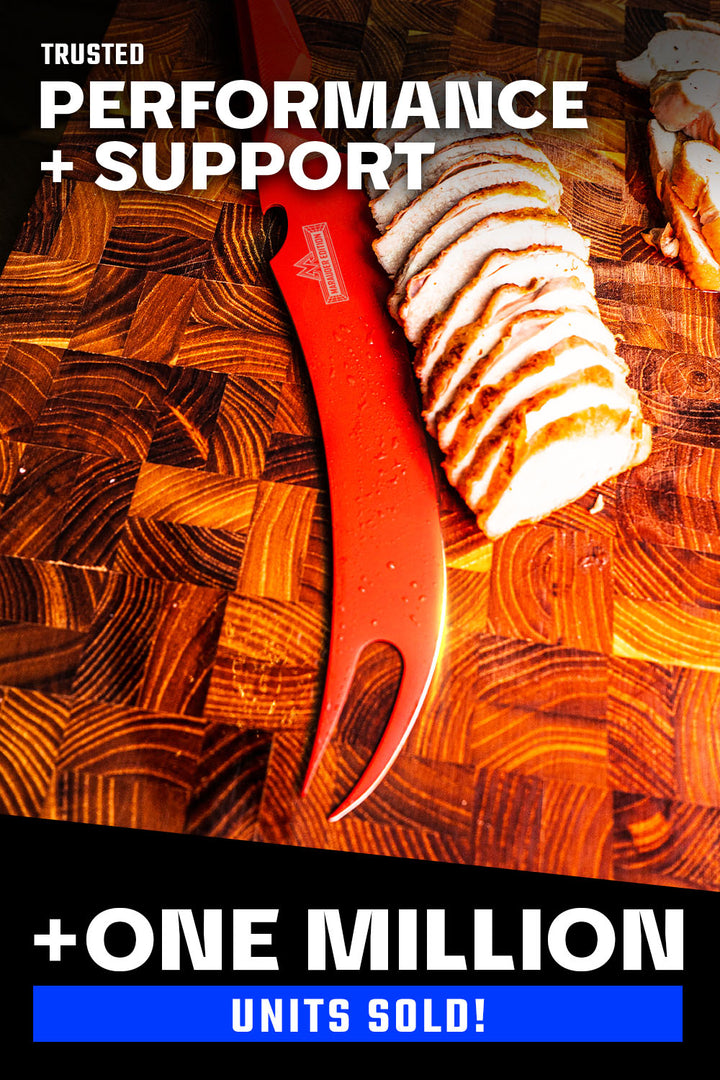 BBQ Pitmaster & Meat Knife 9" | Shadow Black Series | RED Edition | Dalstrong ©