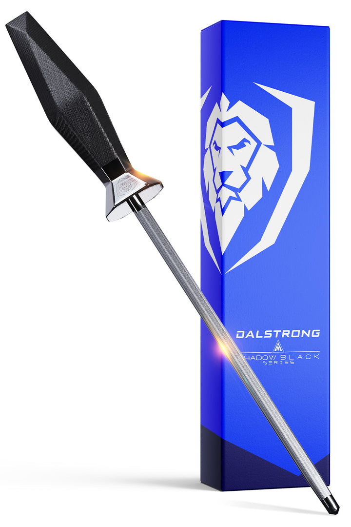 Honing Steel 9" | Shadow Black Series | NSF Certified | Dalstrong ©