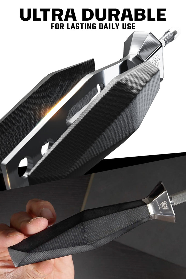Honing Steel 9" | Shadow Black Series | NSF Certified | Dalstrong ©
