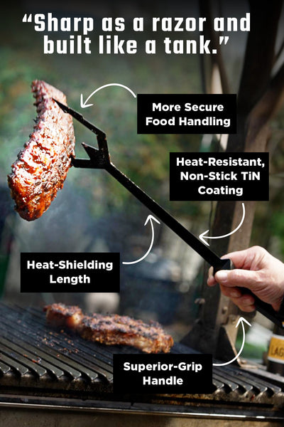 Carving BBQ Trident Set | Shadow Black Series | NSF Certified | Dalstrong ©